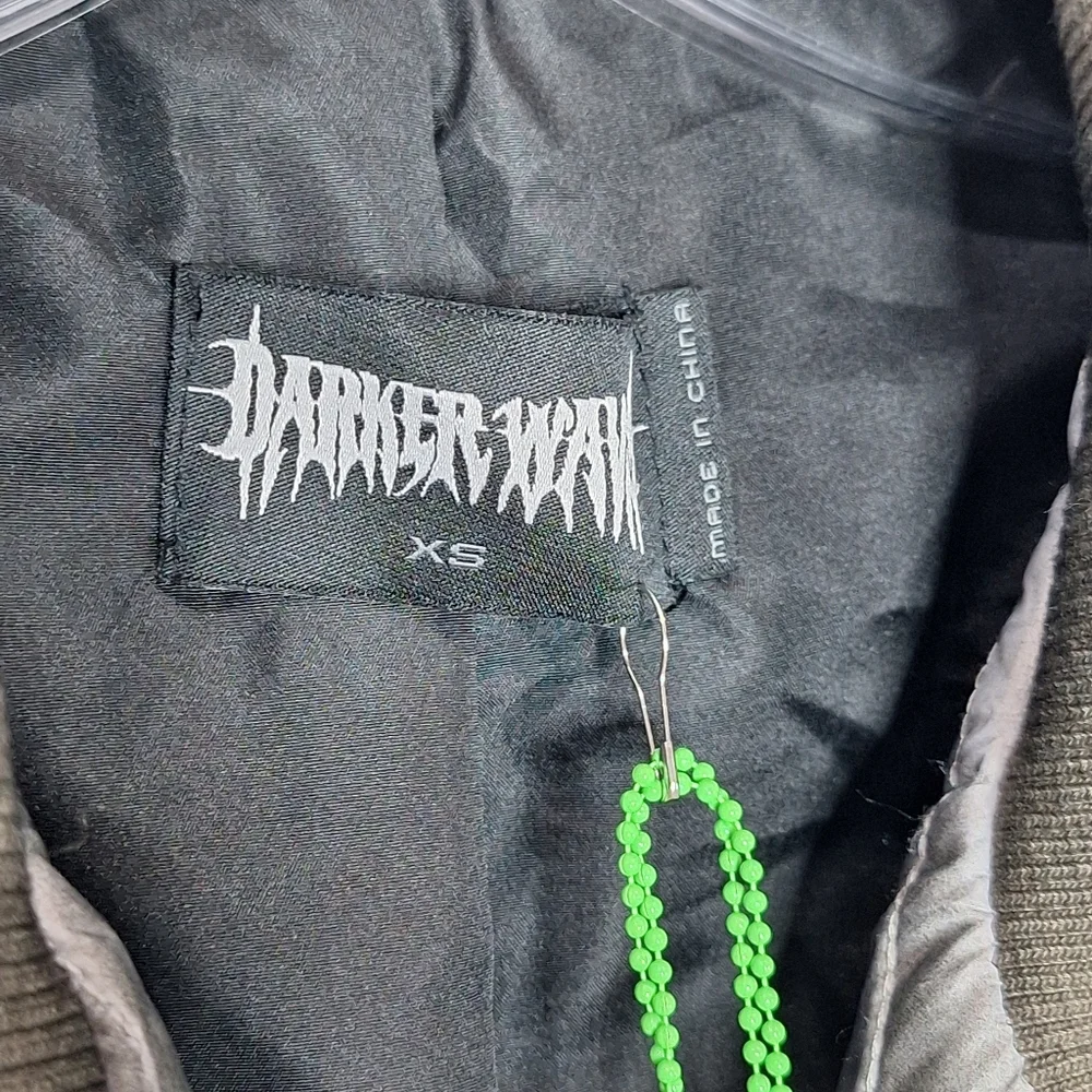 Darker Wavs Dolls Kill Chord Washed Puffer Jacket Bomber Jacket Style